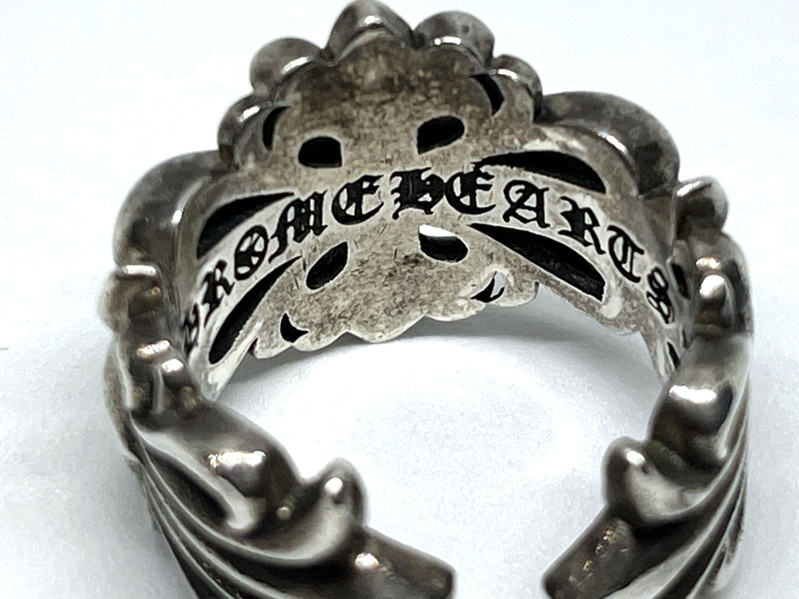 16号◇CHROME HEARTS｜クロムハーツ DBL FLRL CRS RING ダブル