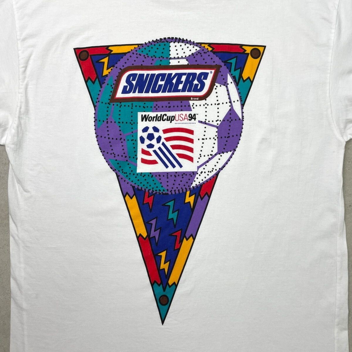 90年代 WorldCupUSA94 SNICKERS スニッカーズ 企業ロゴ アートプリント 