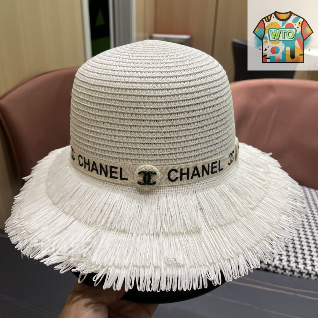 2024年♥️CHANEL麦わら帽子 今日特価】Chanel 2024 麦わら帽 優雅風-3 - メルカリ