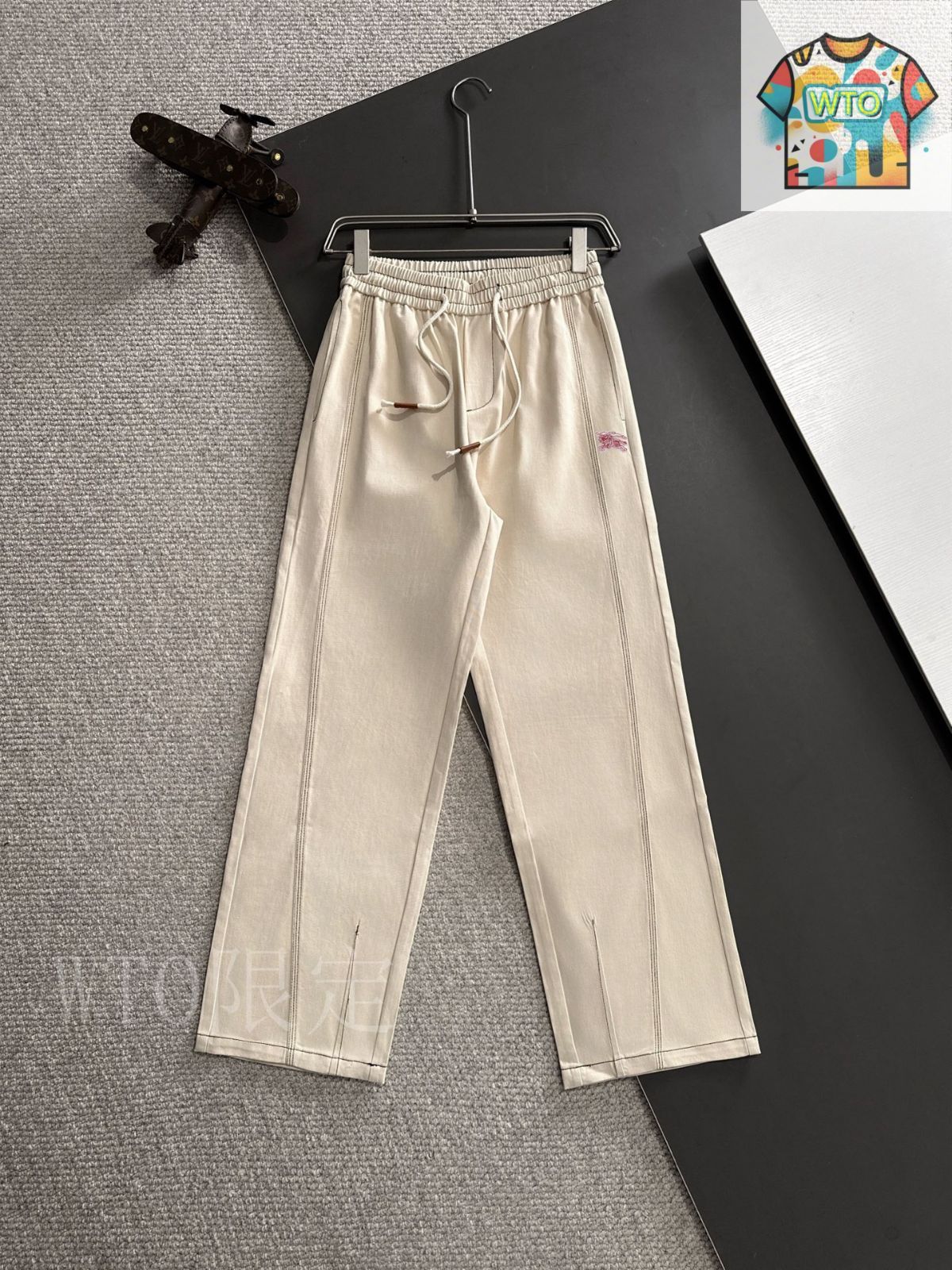 今日特価】Burberry 2025 SS Elastic Casual Pants バーバリー