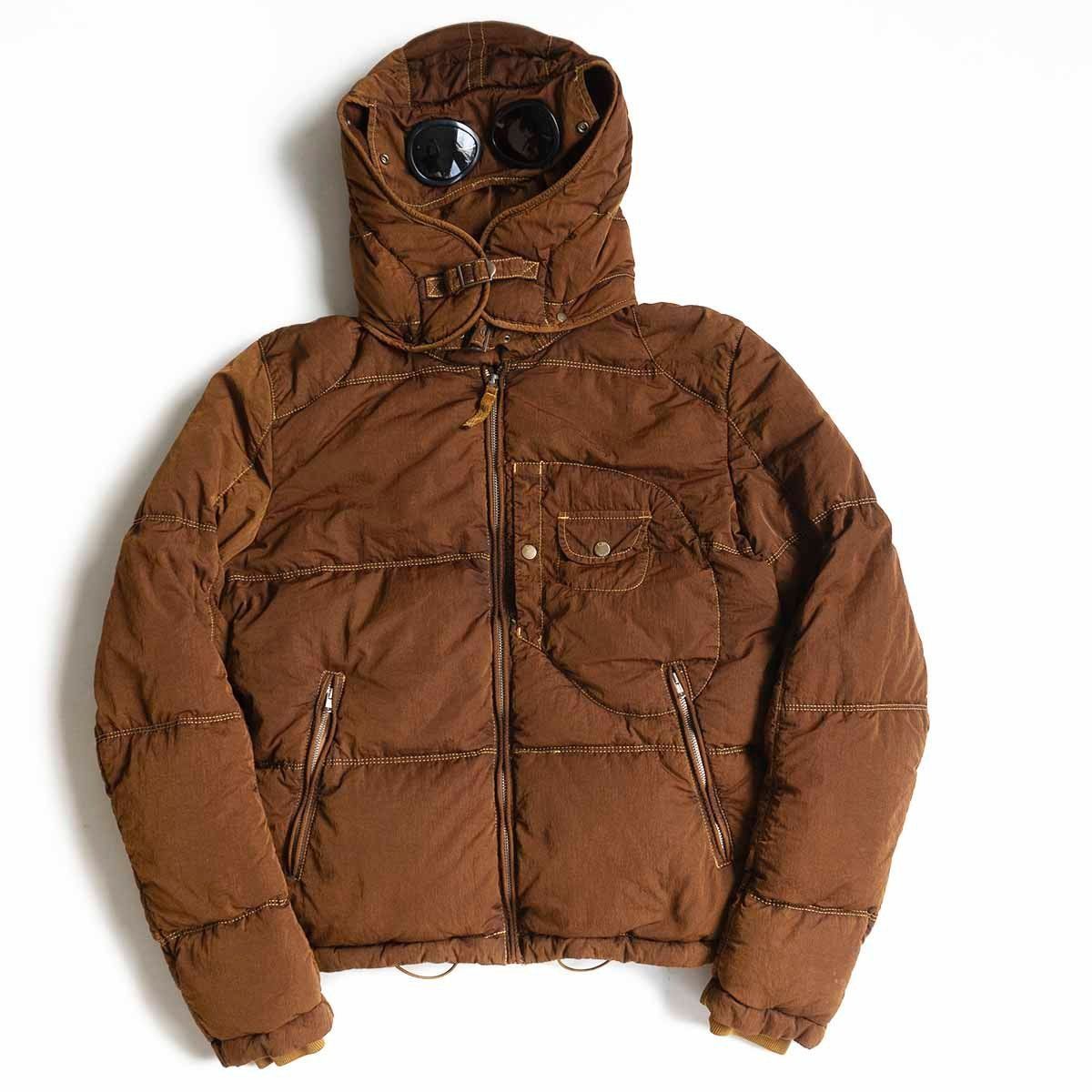 極美品】C.P. COMPANY【FROST DYED GOGGLE DOWN JACKET】46 ゴーグル