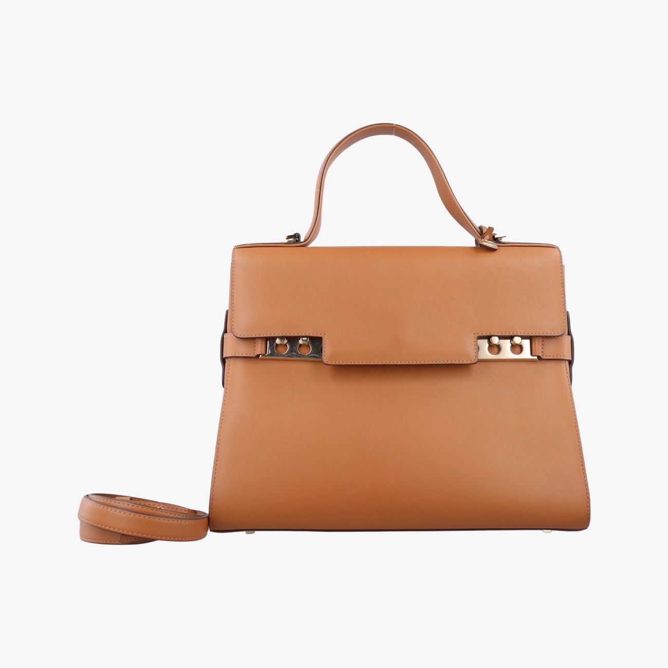 デルヴォーDelvauxタンペート ブラウン レザー LO3A