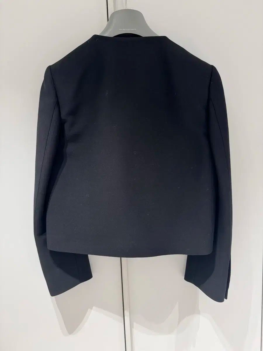 【希少】PRADA シングルブレスト トリコチン ジャケット 24SS】新作 シングルブレスト コットン ジャケット ◇プラダ