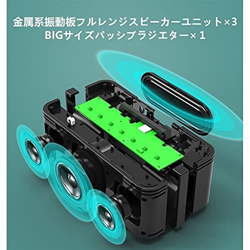 色: ブラック×グレー】XDOBO ワイヤレススピーカー 最大出力80ｗ 2. - メルカリ