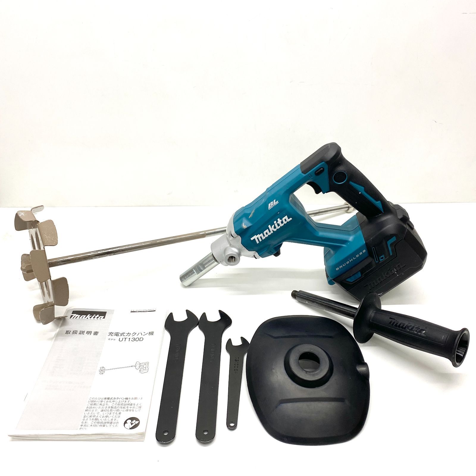 中古 makita マキタ 充電式カクハン機 UT130D 18V バッテリー付属なし