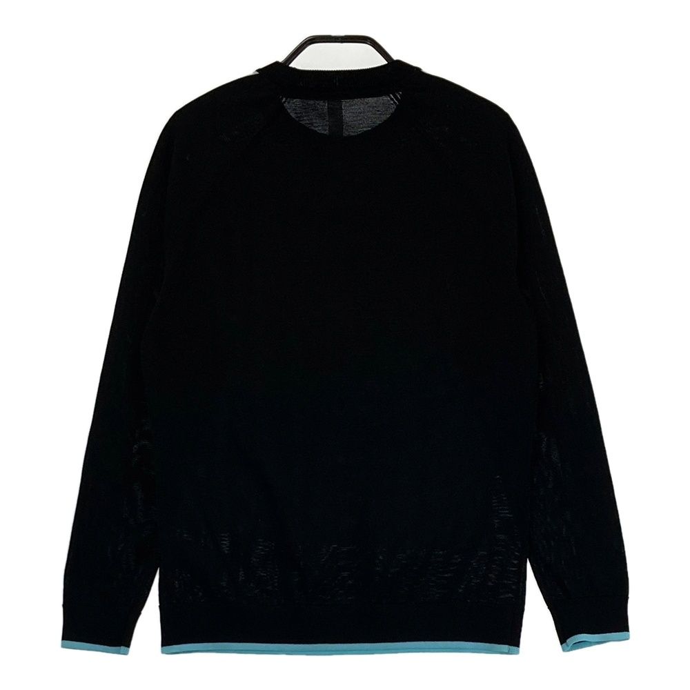 サイズ：L ADIDAS GOLF アディダスゴルフ IS4806 2024年モデル ニット セーター  ブラック系 [240101422765] ゴルフウェア レディース ストスト ADIDAS GOLF アディダスゴルフ IS4806 2024年モデル ニット