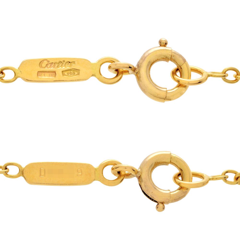 カルティエ Cartier ヒンドゥ ネックレス ダイヤモンド K18YG