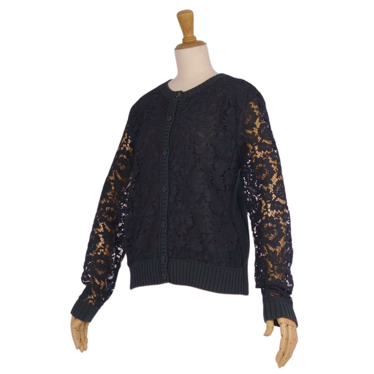 VALENTINO ヴァレンティノ カーディガン ニット レース コット VALENTINO ヴァレンティノ カーディガン ニット レース コット