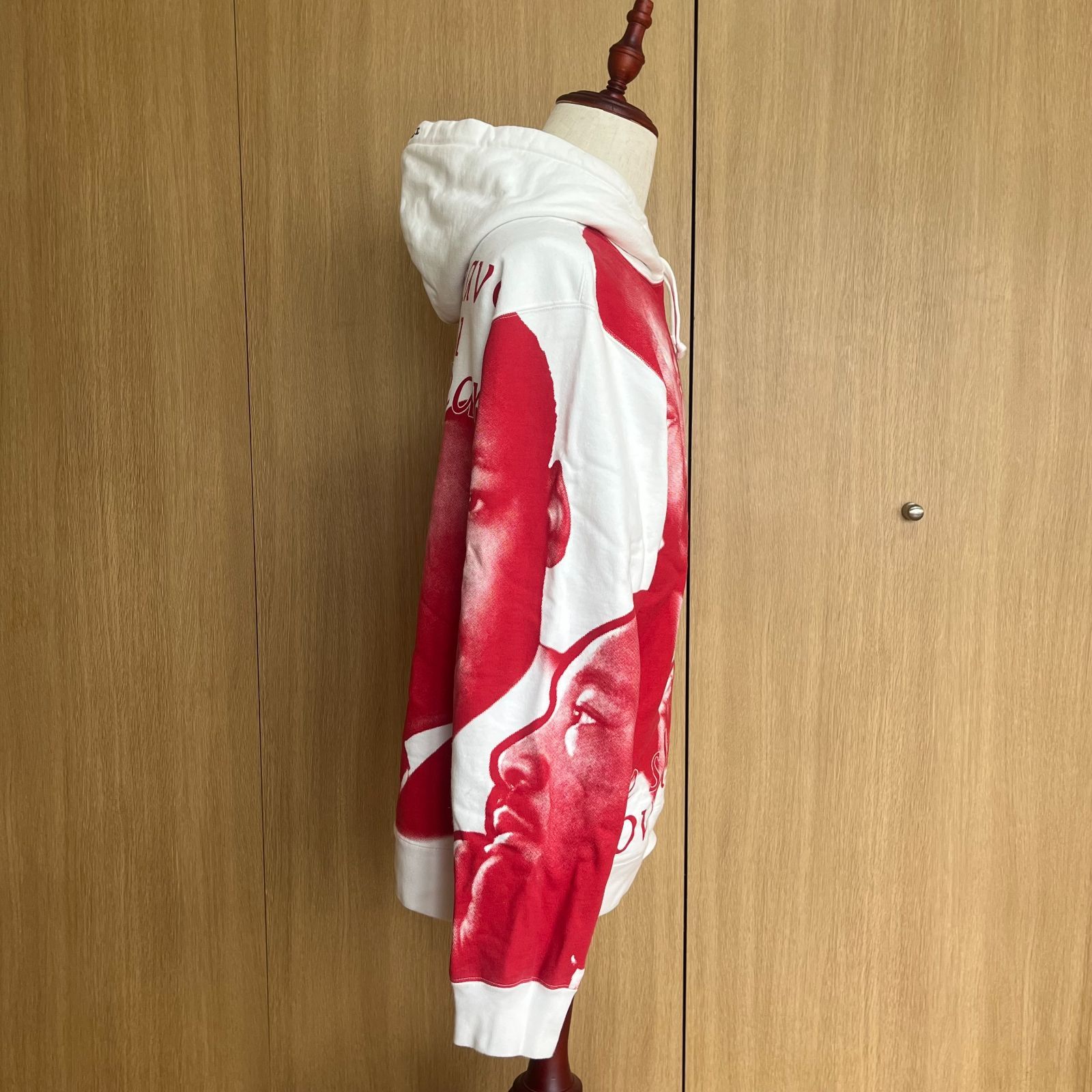 シュプリーム プルオーバパーカー キング牧師 Sサイズ ほぼ未使用 極美品 SUPREME / シュプリーム キング牧師 I have a dream パーカー 解放宣言