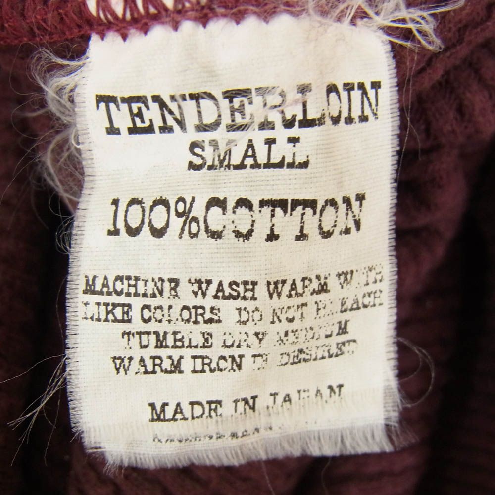 TENDERLOIN 美品 テンダーロイン サーマル ロンT L アイボリー