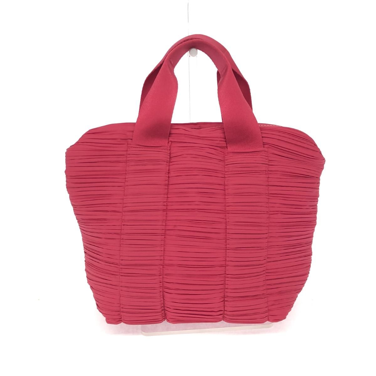 美品 PLEATS PLEASE プリーツプリーズ ハンドバッグ ピンク レディース 