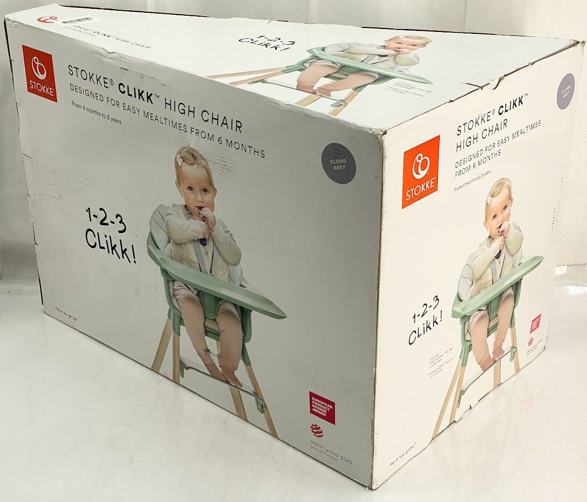 STOKKE CLIKK ハイチェア 箱付き STOKKE CLIKK ハイチェア 箱付き ストッケ クリック ハイチェア stokke