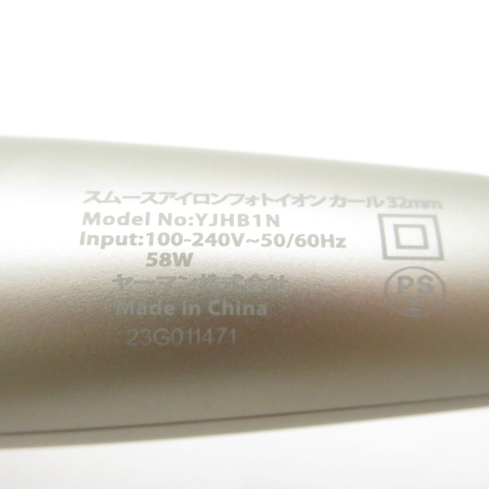 YA-MAN ヤーマン YJHB1N カールアイロン 32mm コテ ヘア BO10204