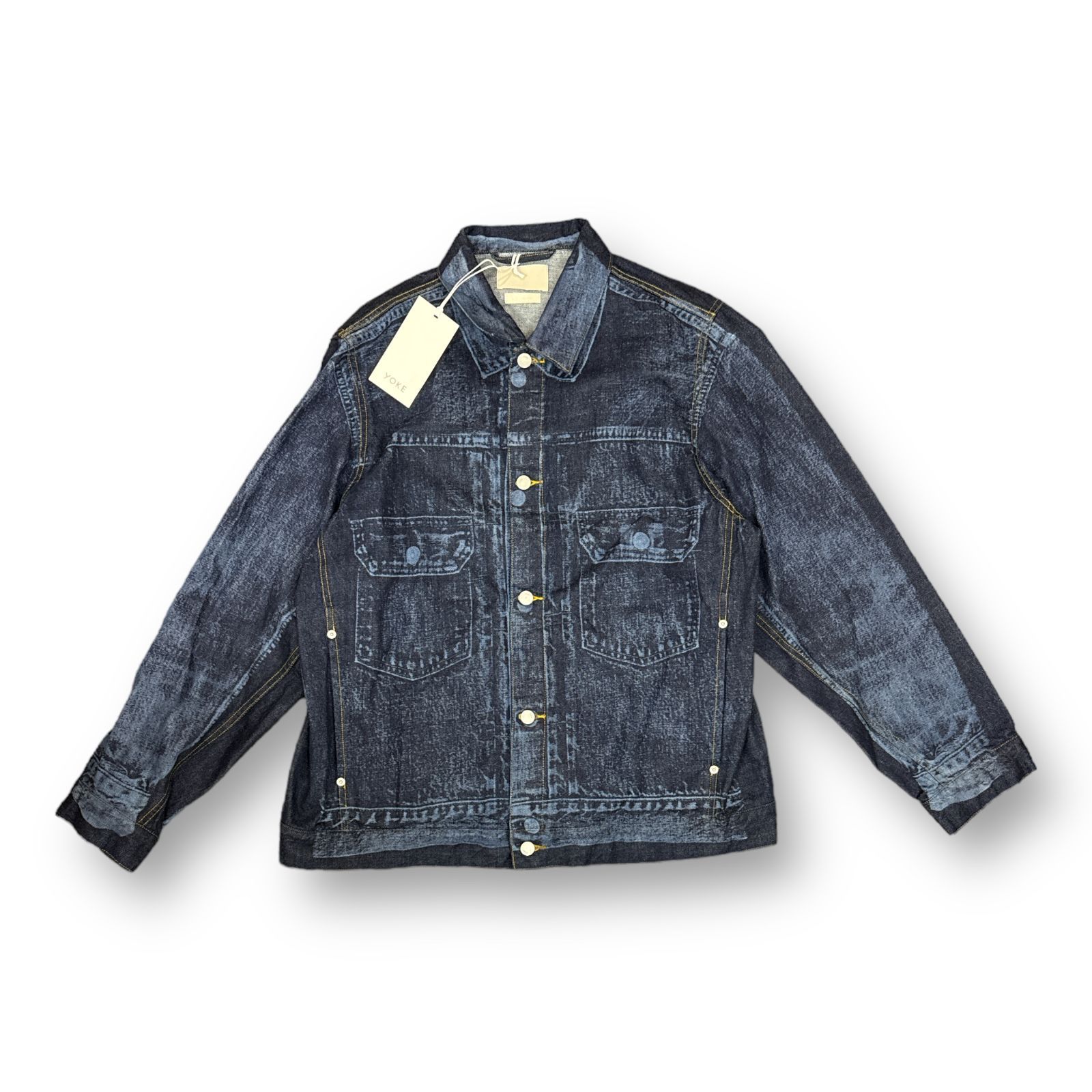 ジャケット・アウター YOKE 23SS LASER PROCESSED Denim Jacket YOKE 23SS LASER PROCESSED Denim Jacket
