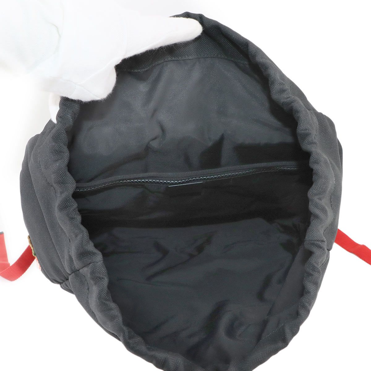 【美品】GUCCI ブラックテクノ　キャンバスバッグパック 新品同様 グッチ GUCCI バックパック リュックサック テクノキャンバス