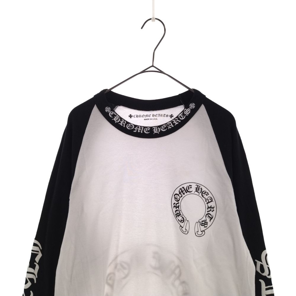 CHROME HEARTS (クロムハーツ) CH LS 1 ホースシュープリントラグラン