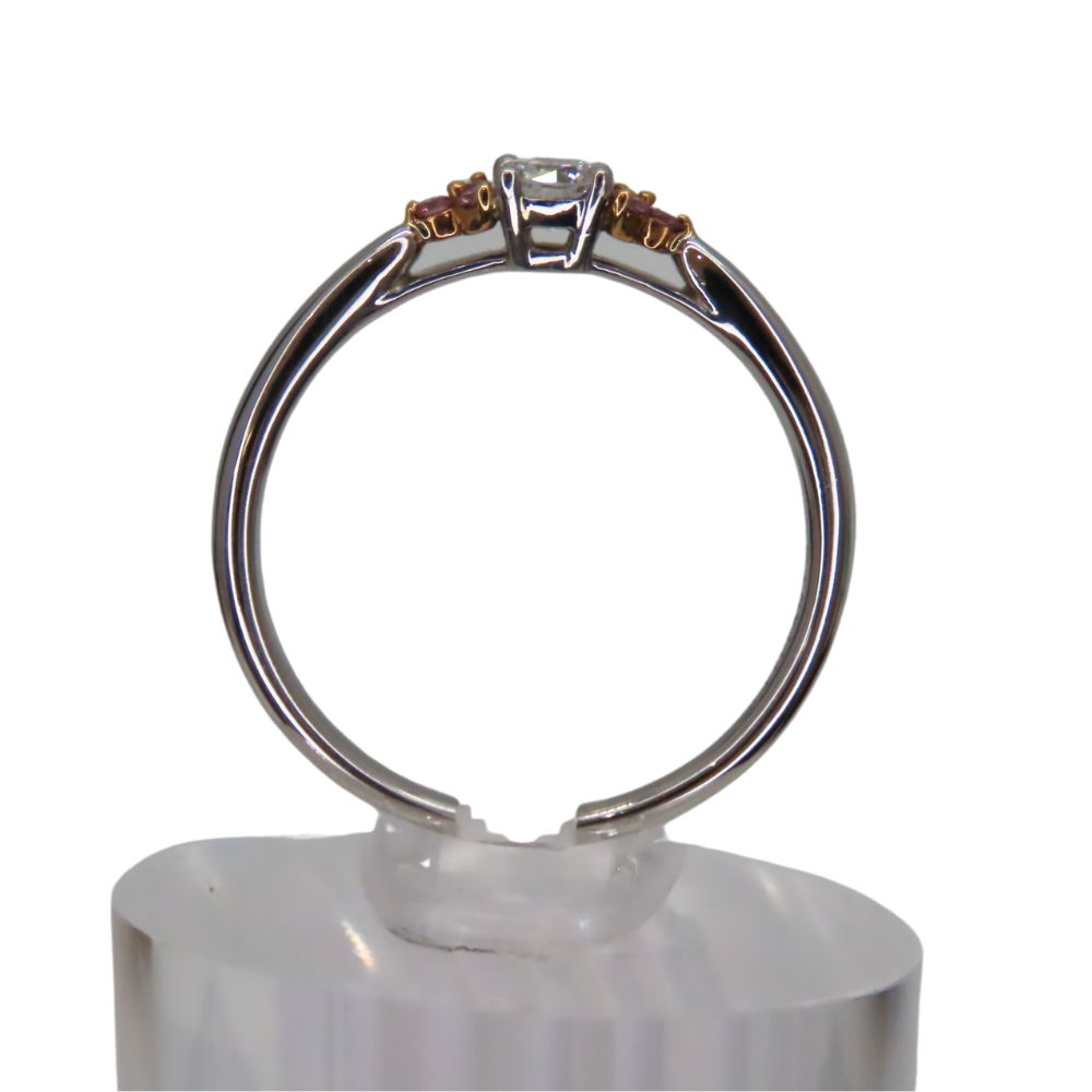 中古】Tiffany & Co. ティファニー ハーモニーリング 11.5号 Pt950 K18