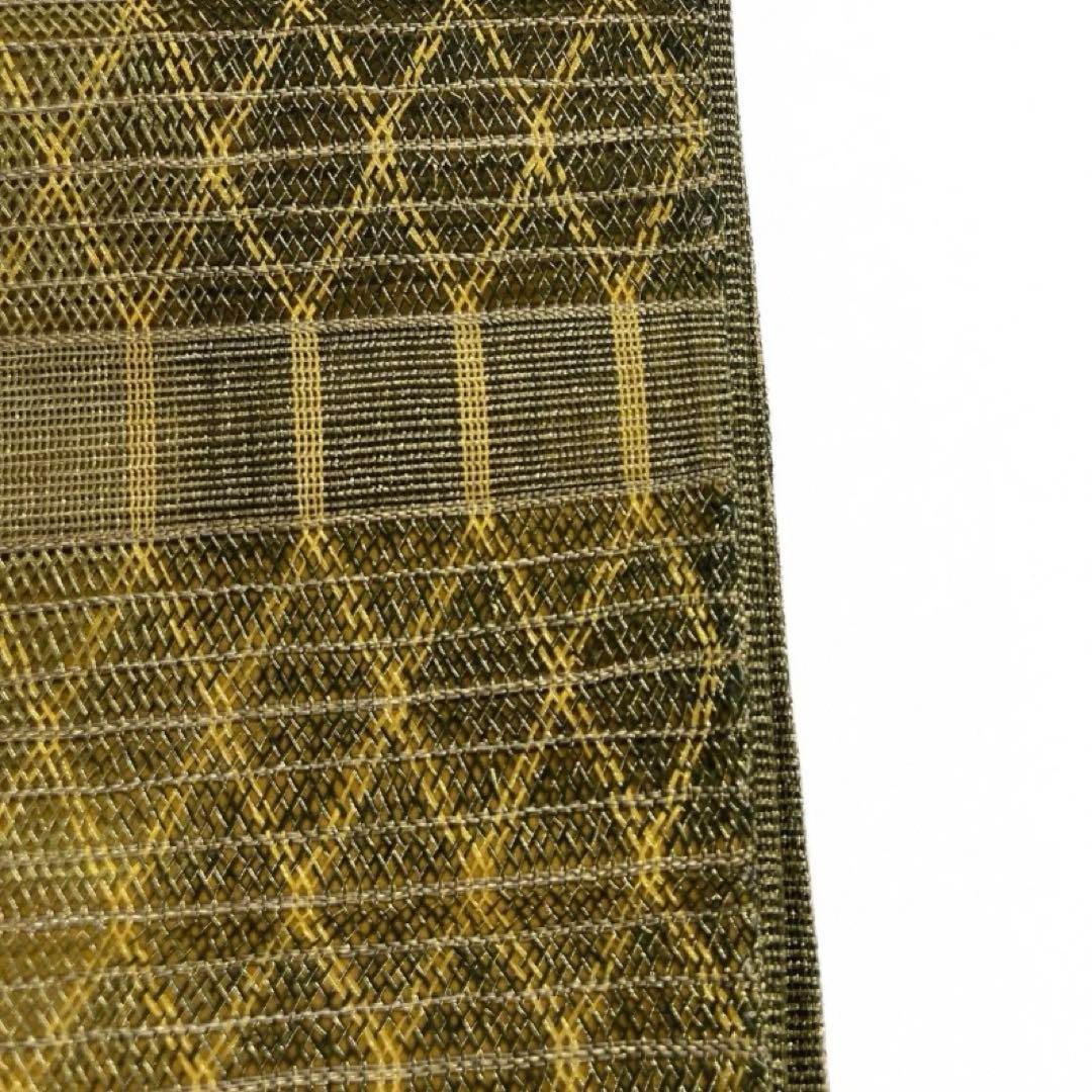 未着用 袋帯 手組み 菱 横縞 縦縞 着物 帯 014a d - メルカリ 