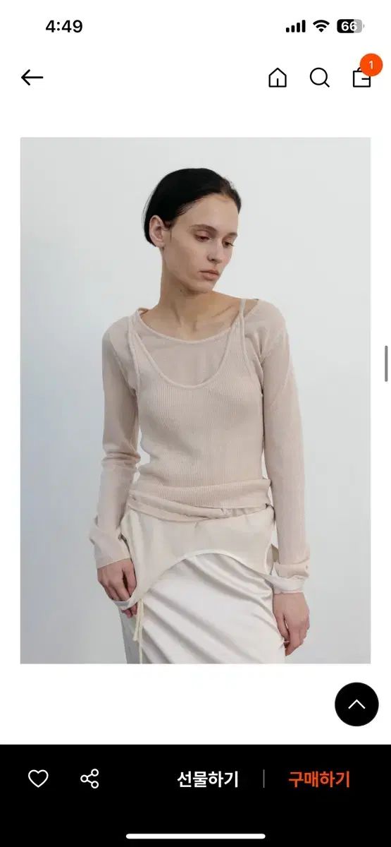 ケリエール ニット blend knit top