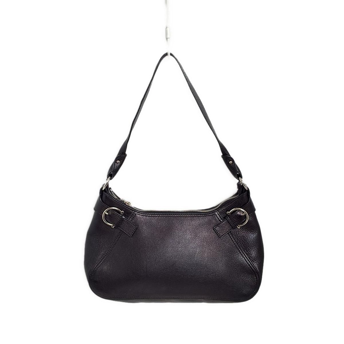 SalvatoreFerragamo ハンドバッグ 黒色 レザー SalvatoreFerragamo(サルバトーレフェラガモ) ハンドバッグ
