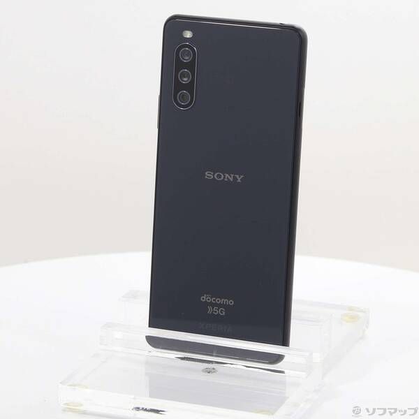 中古品〕 Xperia 10 III 128GB ブラック SO-52B docomoロック