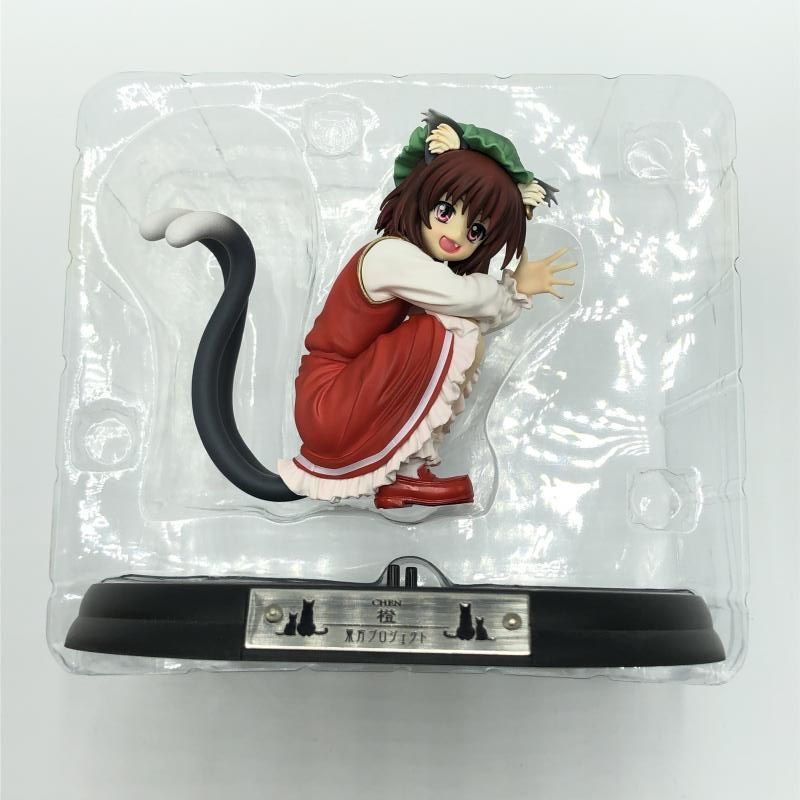 【未開封品】東方project 1/8 凶兆の黒猫 橙（チェン） 中古】箱傷み)グリフォンエンタープライズ 1/8 凶兆の黒猫 橙