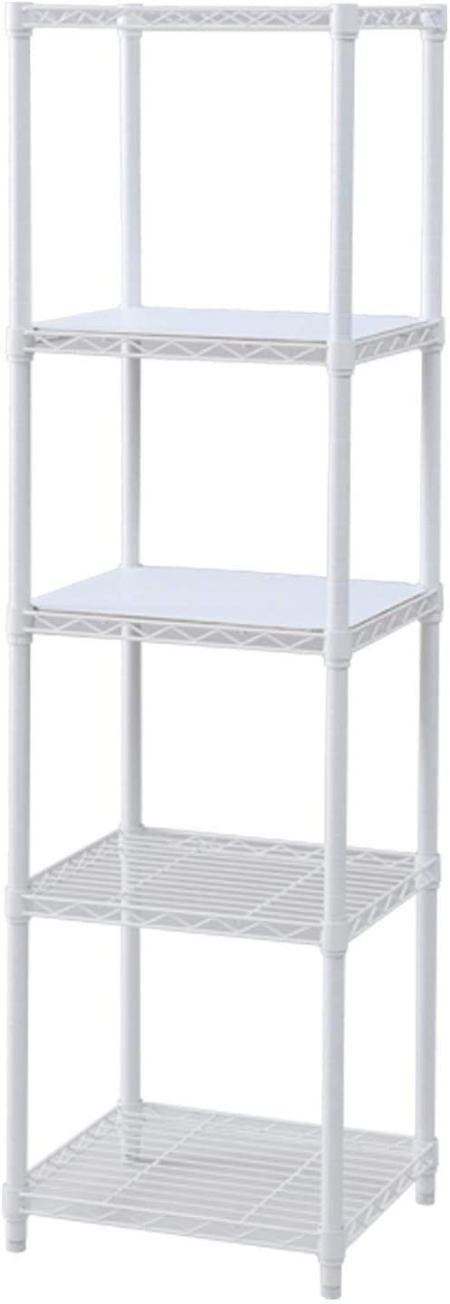 商品 耐荷重250kg ICM-15455J WH 木製棚板2枚セット 45×39×159cm ホワイト シェルフ 収納棚 ハイタイプ WB 5段 棚 スチールラック本体 ラック 山善 YAMAZEN