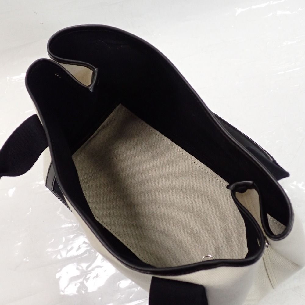 キャンバス×本革 トートバッグ