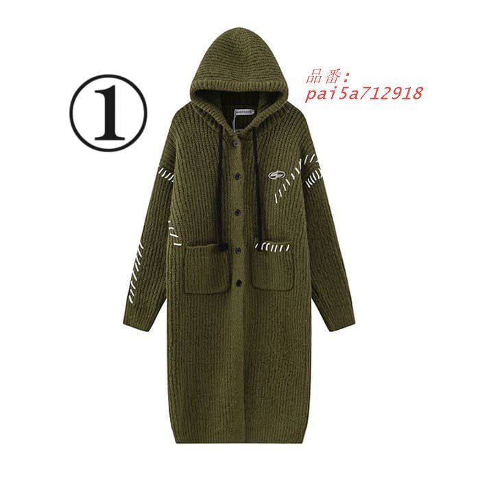 中学生 高校生 レディース ファッション 韓国 ステッチ アウター カジュアル 通学 10代 ガー コート ニット おしゃれ 秋春冬 20代 フード付き pai5a712918 MERCADOAVALIA_COM_BR