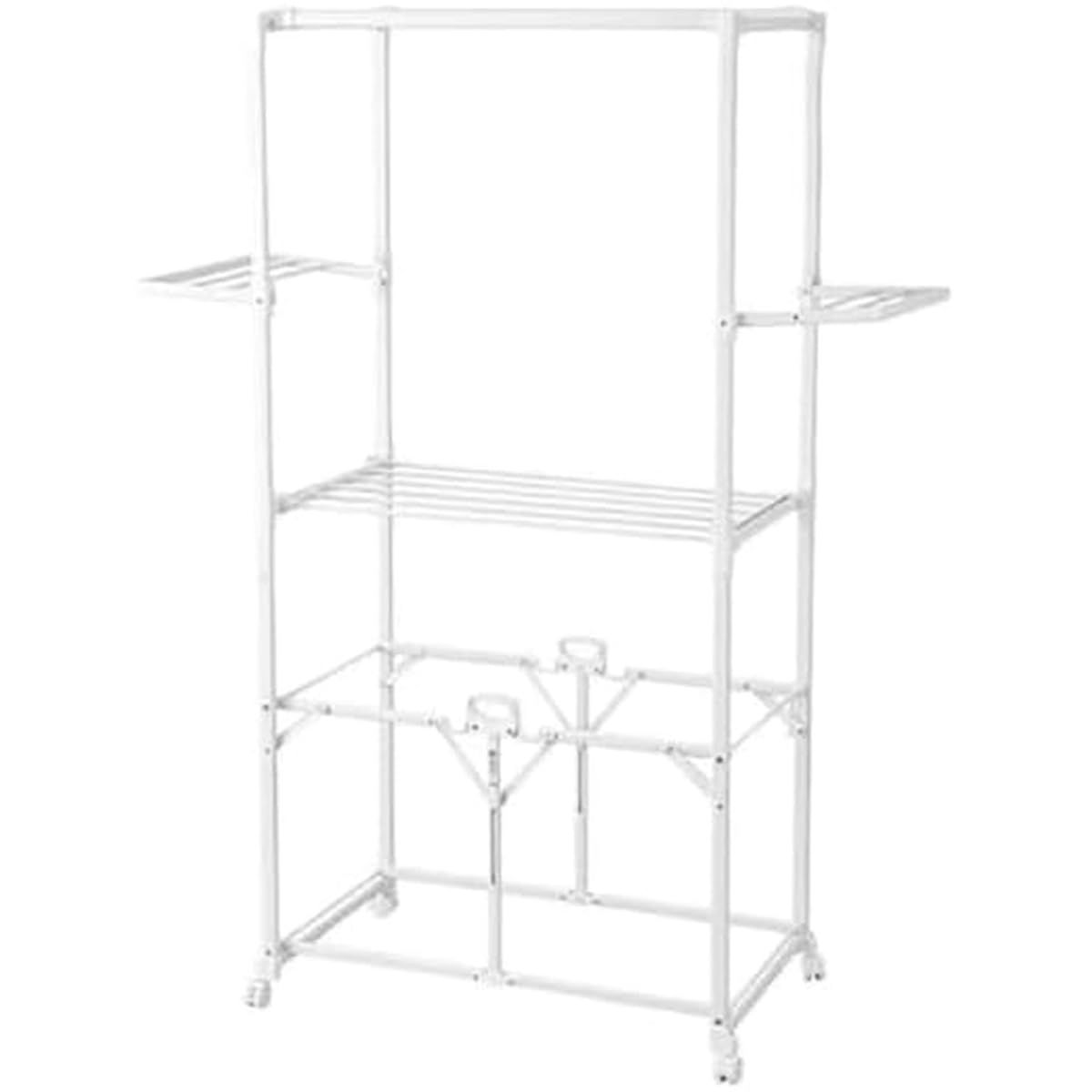 ニトリ NITORI 折りたたみできる大容量室内物干し ホワイト FC07 2112200000068