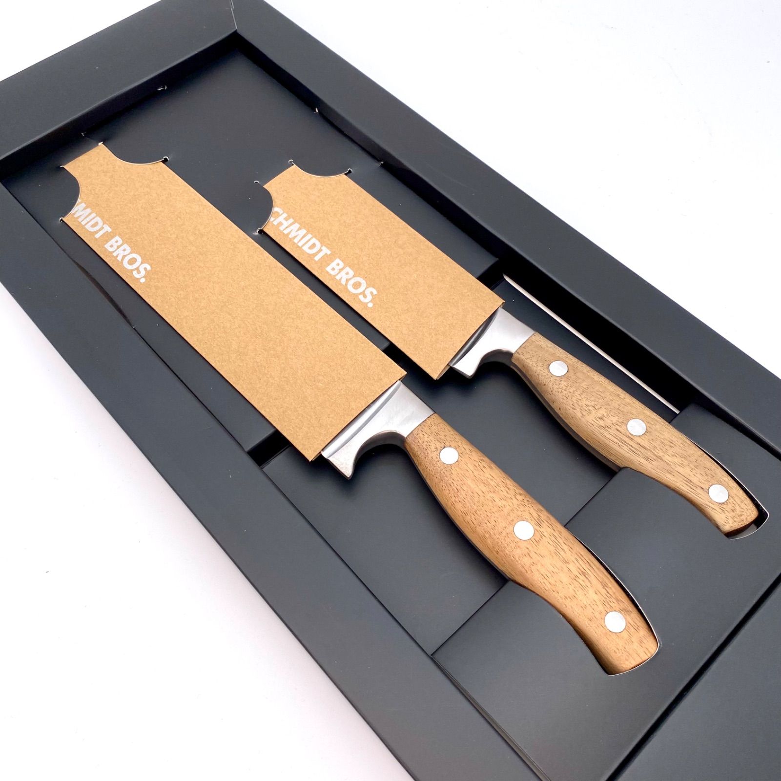 シュミットブラザーズ カトラリー ナイフ 2本セット アカシア材 包丁