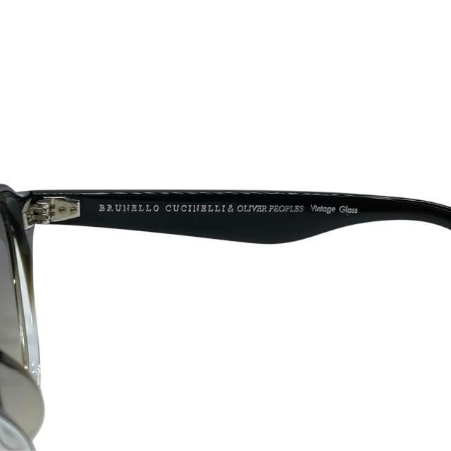 美品！ オリバーピープルズ×ブルネロクチネリ コラボサングラス ブラック ブルネロ クチネリ初のアイウェアコレクションは、オリバー