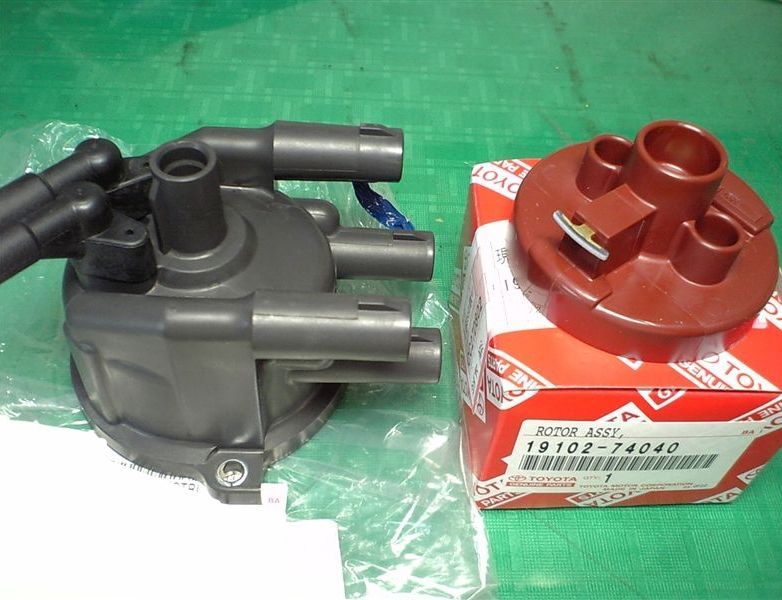 トヨタ TOYOTA 純正 MR2 SW20 デスビキャップ ローター ディストリビューター セット 3S-GTE 3型 ターボ パーツ エンジン タイヤ バンパー 検索 マフラー