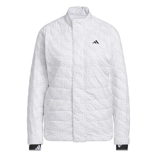 アディダスゴルフ ゴルフアウター BOSグラフィック 保温 中わたジャケット レディース ホワイト