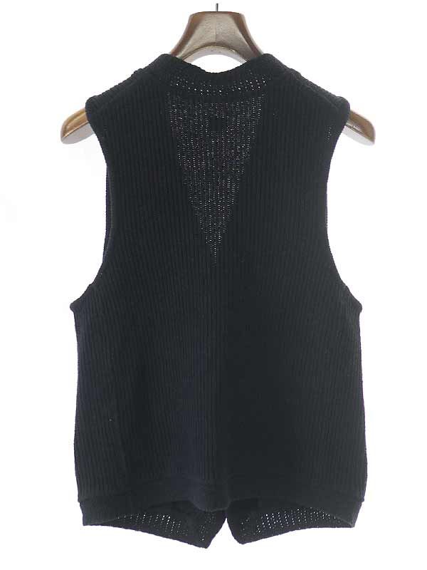 TAIGA TAKAHASHI タイガ タカハシ KNITTED VEST シルクニットベスト