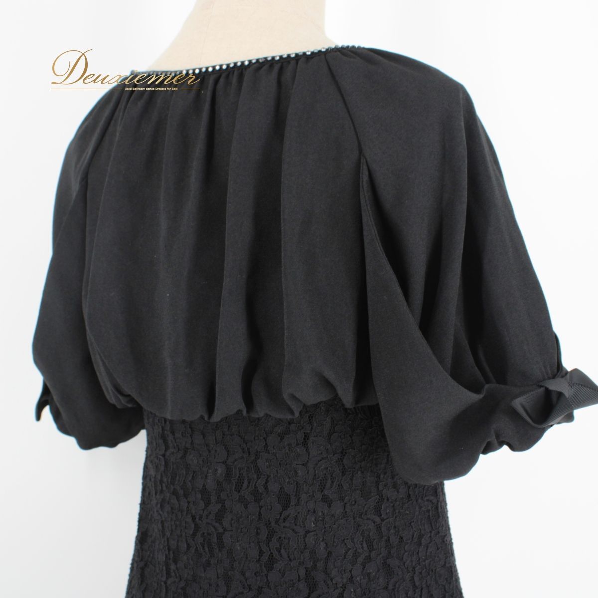 パーティドレス】ブラック L'EST ROSE レストローズ ASHILL