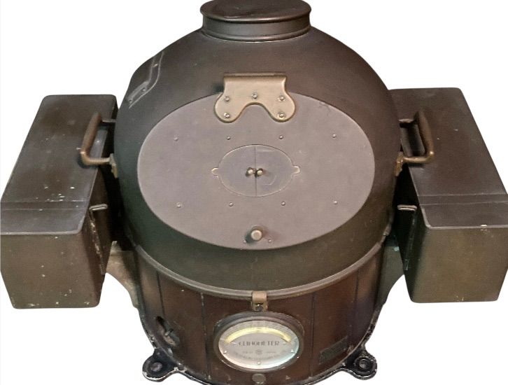 東京計器製造所 現在の東京計器株式会社 製造クリノメーター 傾斜計 船舶用 羅針盤 コンパス 船 航空機 航行 方位計器 船 羅針 水平 CLINOMETER 日本海軍 艦艇 初期 磁気羅針儀搭載﻿ ヴィンテージ品 アンティーク レトロN25J 出西 34