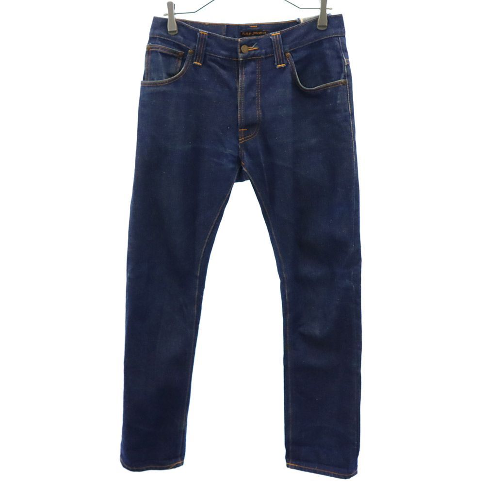 ヌーディージーンズ ストレートデニムパンツ W30 ネイビー Nudie ヌーディージーンズ ストレートデニムパンツ W30 ネイビー Nudie