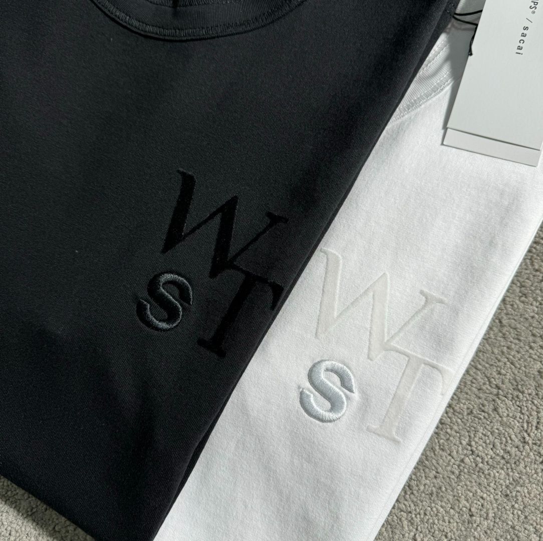 送料関税込【sacai】WTAPS フロックプリントTシャツ sacai wtaps Tシャツ フロックプリント ホワイト XXL
