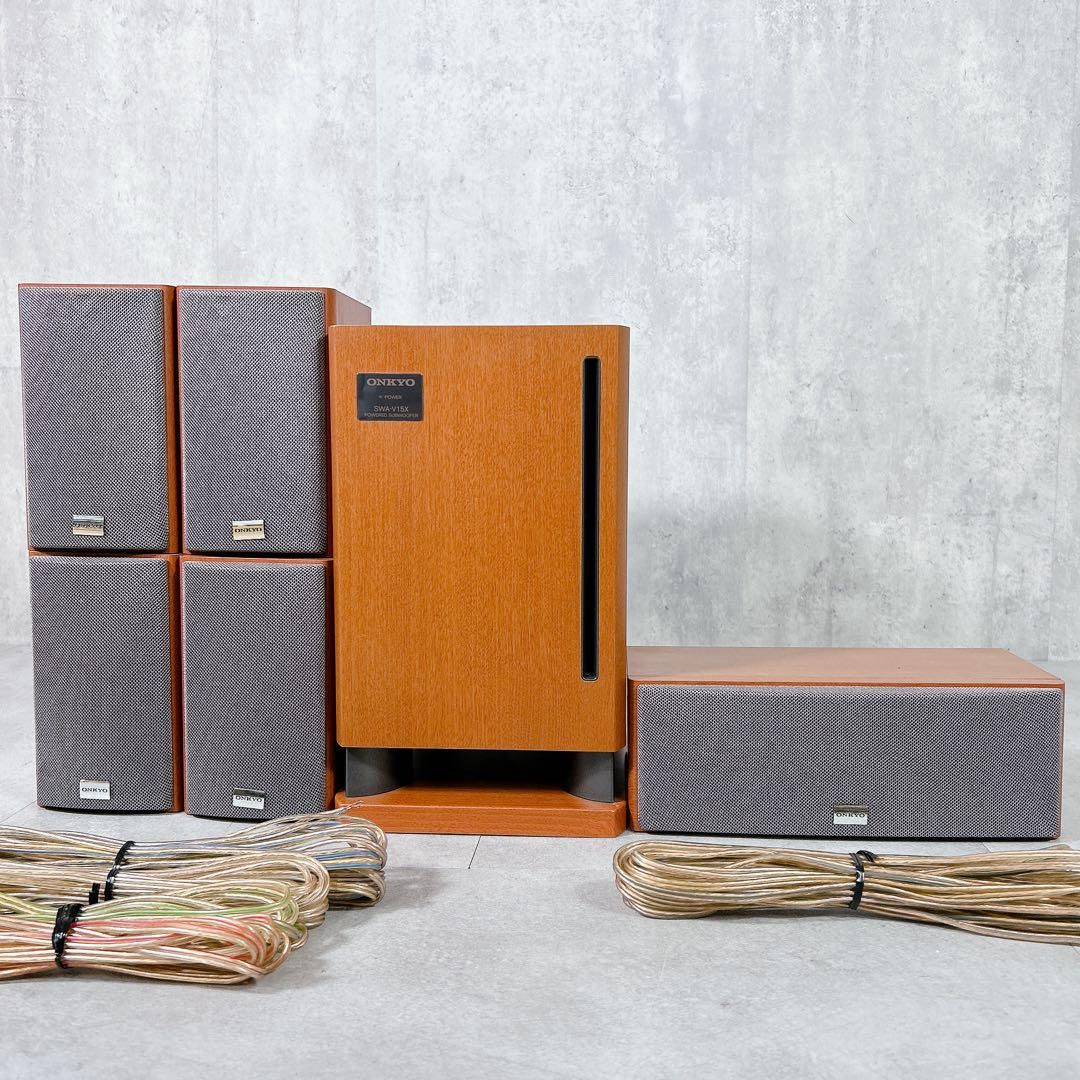 X860 ONKYO ホームシアター サブウーファー スピーカー 6点セット X860 ONKYO ホームシアター サブウーファー スピーカー 6点