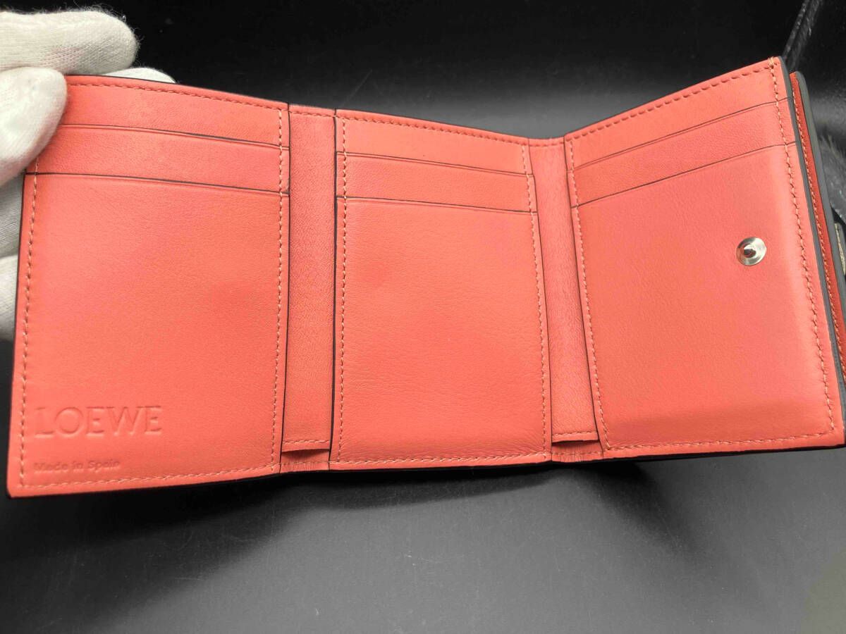 LOEWE ロエベ 三つ折り財布 レディース 箱付き グレージュ ロエベ 財布