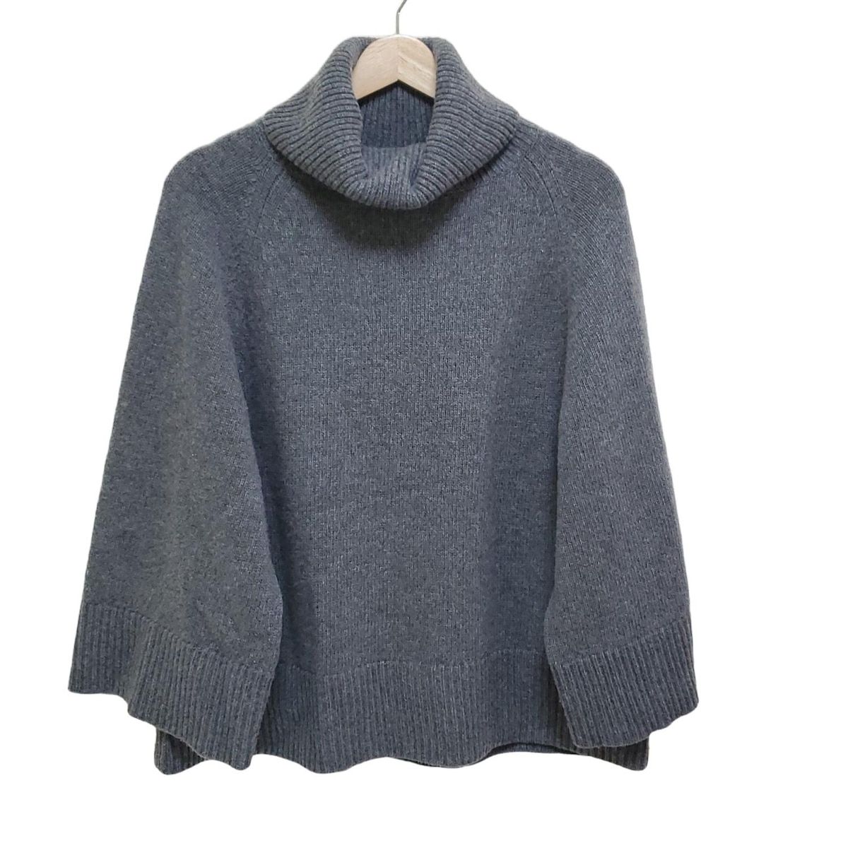 美品！セオリーリュクス ダークグレー ハイネック長袖シャツ 【公式通販】