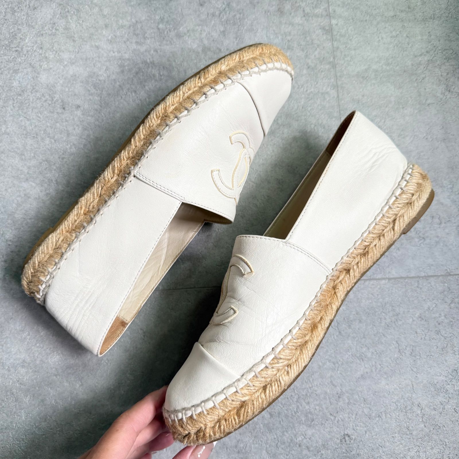 シャネル エスパドリーユ 37 2足おまとめ CHANEL - CHANEL