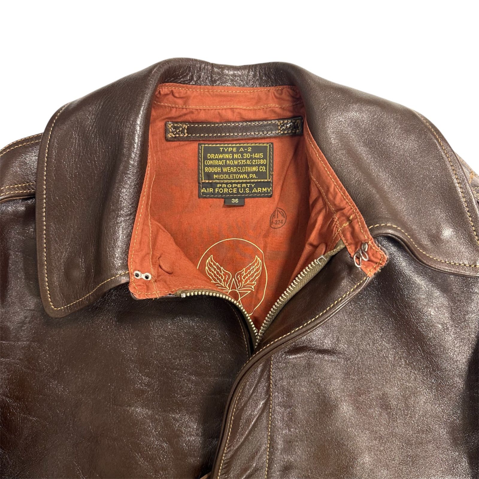 バズリクソンズUS Air Forceフライトジャケットブラウン