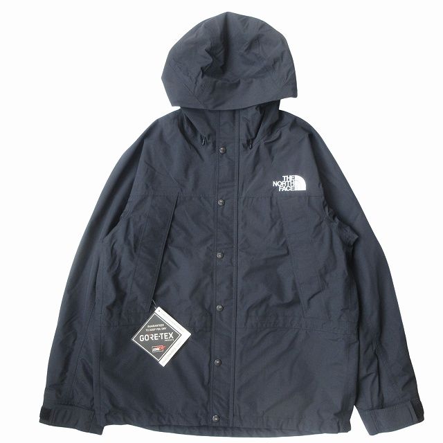 25SS ザノースフェイス THE NORTH FACE Mountain Light Jacket マウンテン ライト ジャケット ブルゾン マウンテンパーカー ゴアテックス ロゴ 刺繡 アウトドア NP62450 サイズL 黒 ブラック