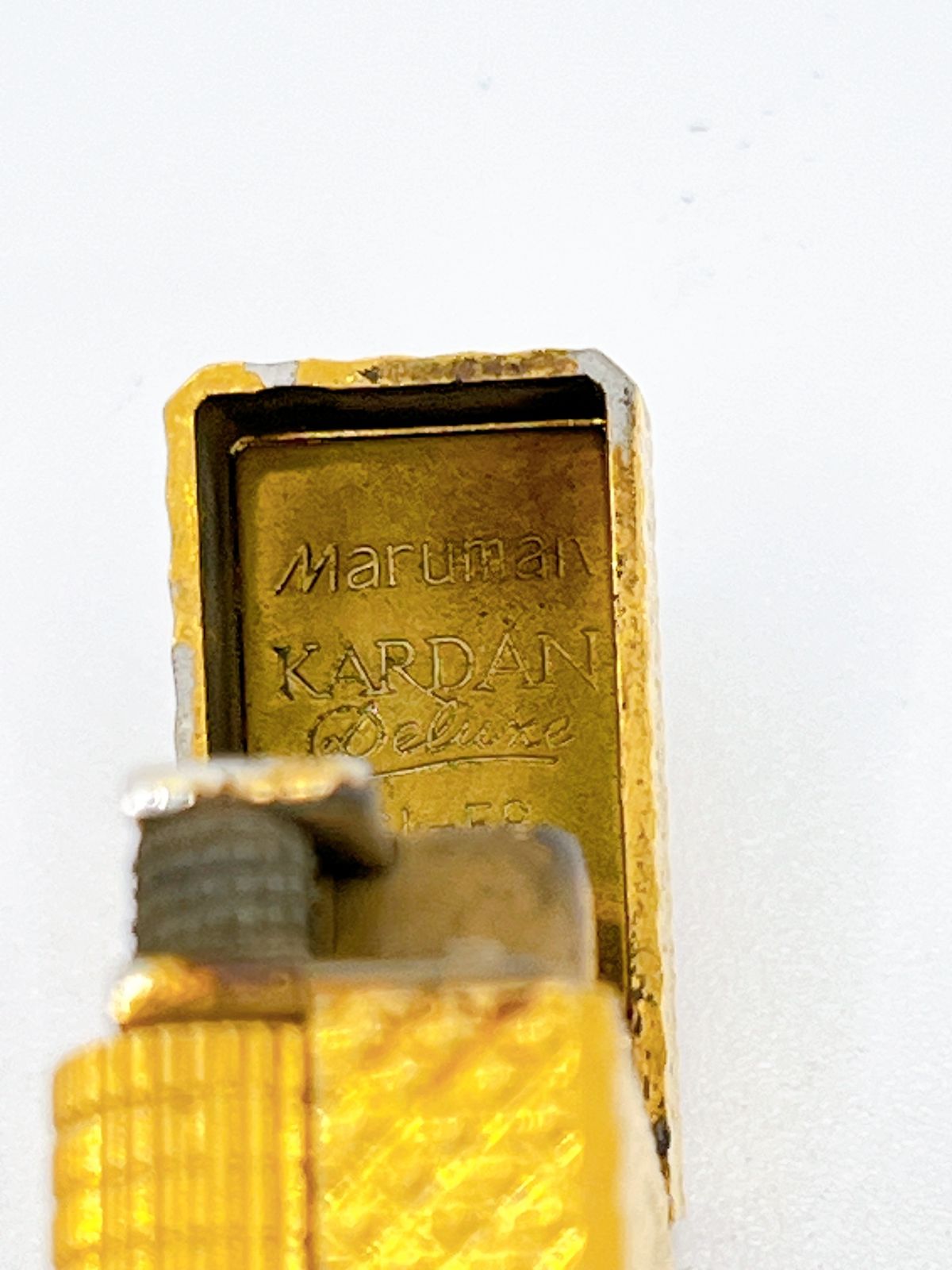 Maruman/マルマン ガスライター ゴールド K22GP 22金張 GL-58 AS032 