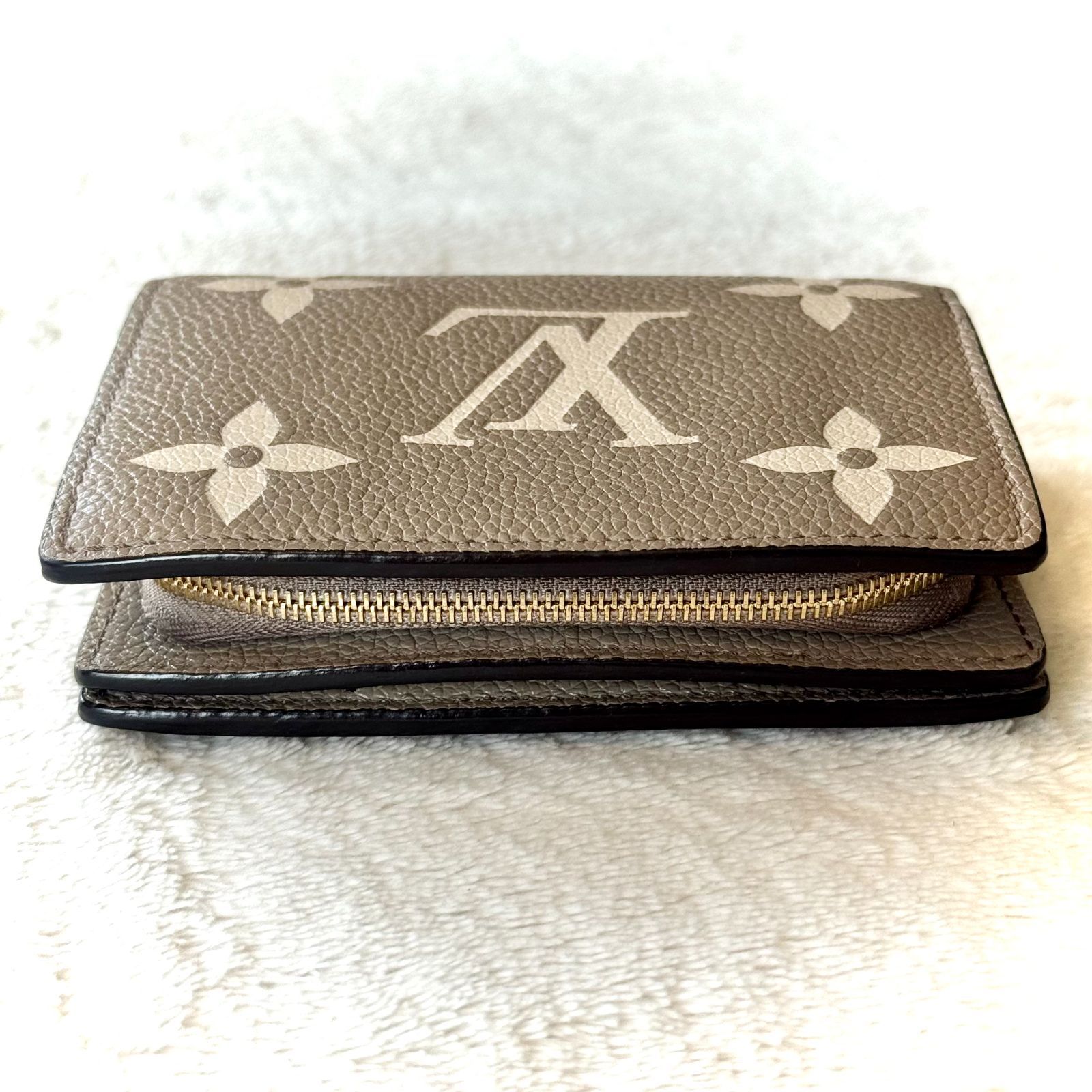 超美品✨ ルイヴィトン ポルトフォイユ・クレア M82370 LOUIS VUITTON】ルイヴィトン『バイカラー モノグラム アン