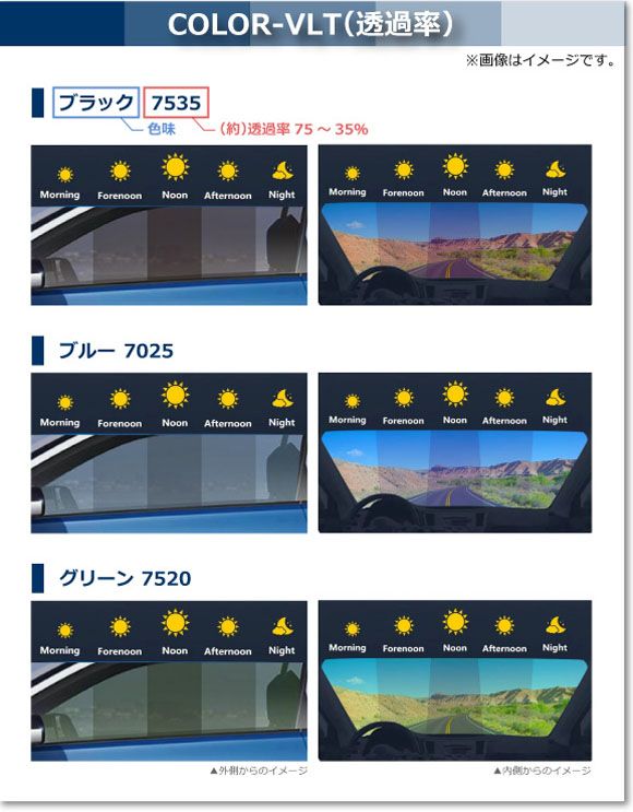 カーフィルム スバル レガシィ B4 BN9 セダン 2014年10月～2020年07月 フロントドアセット フォトクロミック ブルー7025 AP-WFPM0203-FD BRIGHTFACE_UK