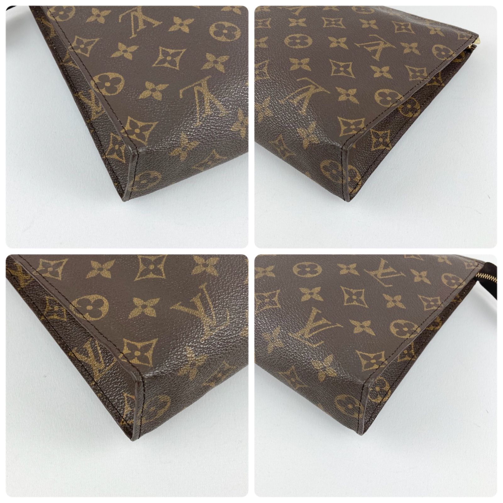 LOUIS VUITTON ルイヴィトン　モノグラム　ポシェット　トワレット26 モノグラム ポシェット トワレット19 詳細情報とお値段【ルイ