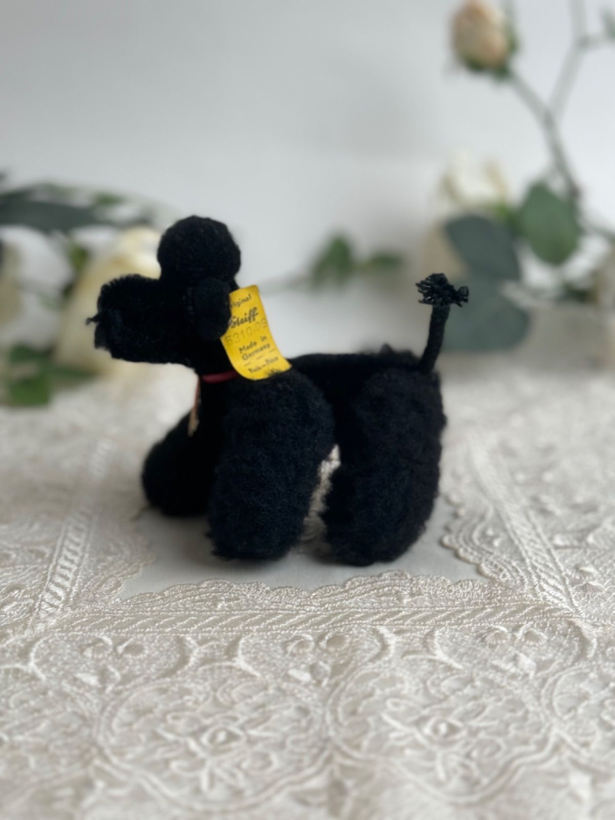 ドイツ　ヴィンテージ　シュタイフ　プードル　スノビー　Poodle Snobby Vintage Steiff Poodle 